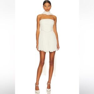 Nana Jacqueline Chloe Dress- white/ivory